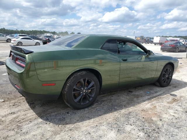 2C3CDZGG0PH565870 - 2023 DODGE CHALLENGER SXT GREEN photo 3