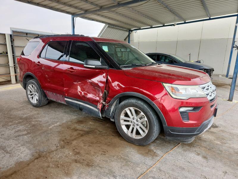 1FM5K7D86KGA08005 - 2019 FORD EXPLORER XLT Красный фото 4
