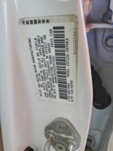 1NXBR12E5XZ297682 - 1999 TOYOTA COROLLA VE WHITE photo 12