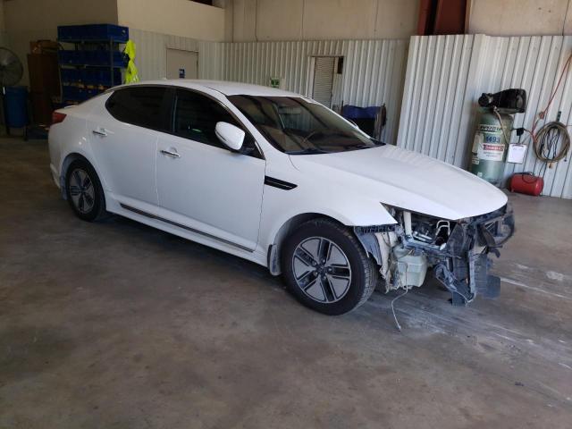 KNAGM4AD8C5035742 - 2012 KIA OPTIMA HYBRID WHITE photo 4