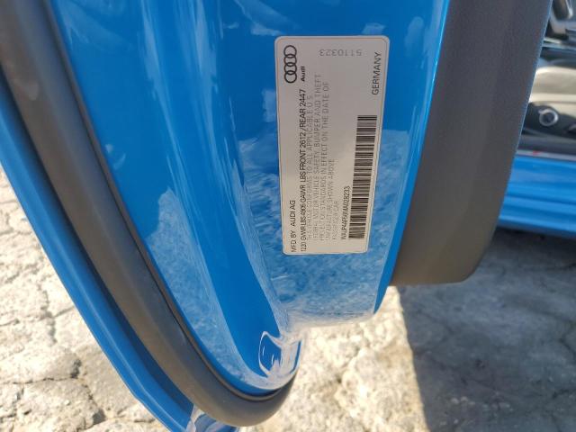 WAUP4AF56MA028233 - 2021 AUDI S5 PREMIUM PLUS ლურჯი ფოტო 13