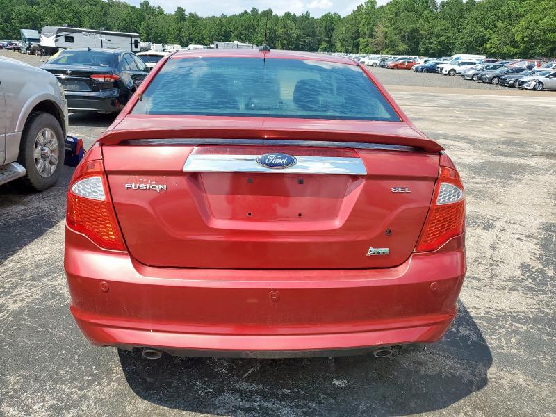 3FAHP0JG3AR275380 - 2010 FORD FUSION SEL 红色 照片 6