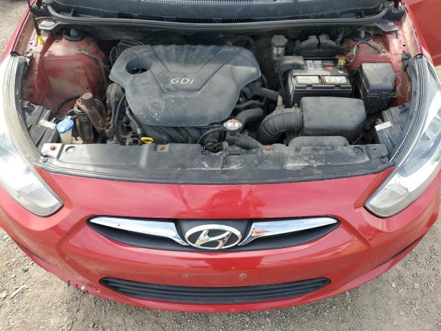 KMHCT5AE6DU081754 - 2013 HYUNDAI ACCENT GLS 红色 照片 11