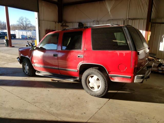 1GNEK13K9SJ454710 - 1995 CHEVROLET TAHOE K1500 RED photo 2