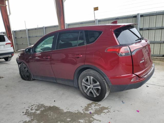 2T3BFREV6JW818068 - 2018 TOYOTA RAV4 LE Rojo foto 2