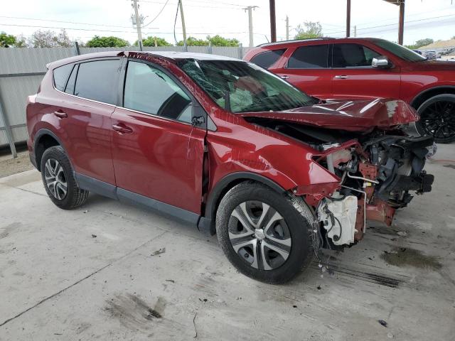2T3BFREV6JW818068 - 2018 TOYOTA RAV4 LE Rojo foto 4