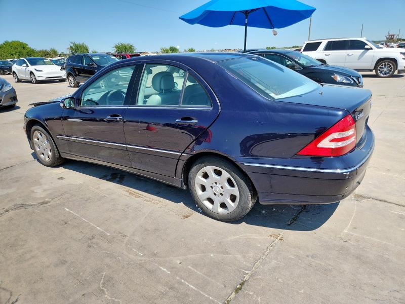WDBRF92H26F769679 - 2006 MERCEDES-BENZ C 280 4MATIC BLUE photo 2