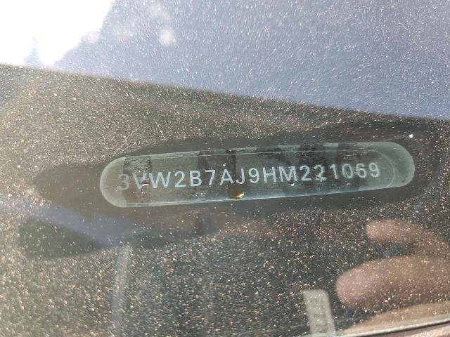 3VW2B7AJ9HM221069 - 2017 VOLKSWAGEN JETTA S BROWN photo 13