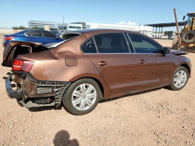 3VW2B7AJ9HM221069 - 2017 VOLKSWAGEN JETTA S BROWN photo 3