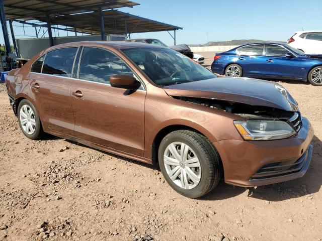 3VW2B7AJ9HM221069 - 2017 VOLKSWAGEN JETTA S BROWN photo 4
