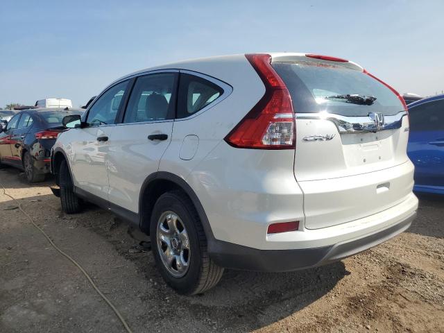 5J6RM4H30FL046267 - 2015 HONDA CR-V LX WHITE photo 2