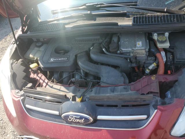 1FADP5BU1DL537187 - 2013 FORD C-MAX SEL RED photo 11