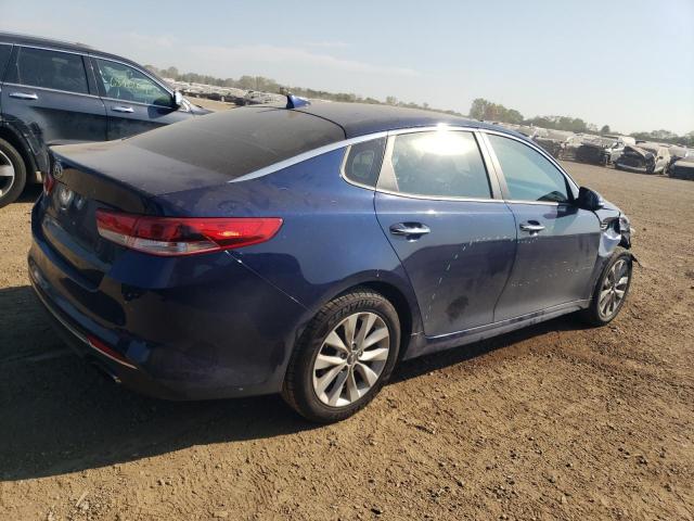 5XXGT4L36JG255433 - 2018 KIA OPTIMA LX BLUE photo 3