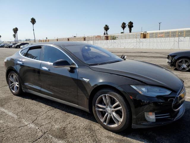 5YJSA1H1XEFP32296 - 2014 TESLA MODEL S BLACK photo 4