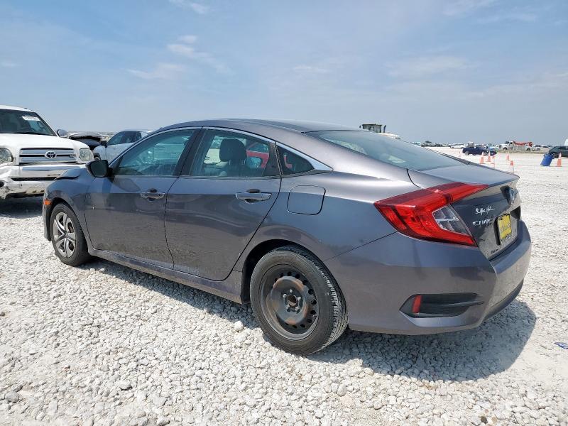 19XFC2F5XHE200323 - 2017 HONDA CIVIC LX ნაცრისფერი ფოტო 2