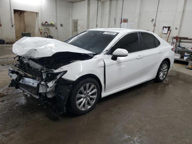 4T1B11HK4KU181046 - 2019 TOYOTA CAMRY L WHITE photo 1