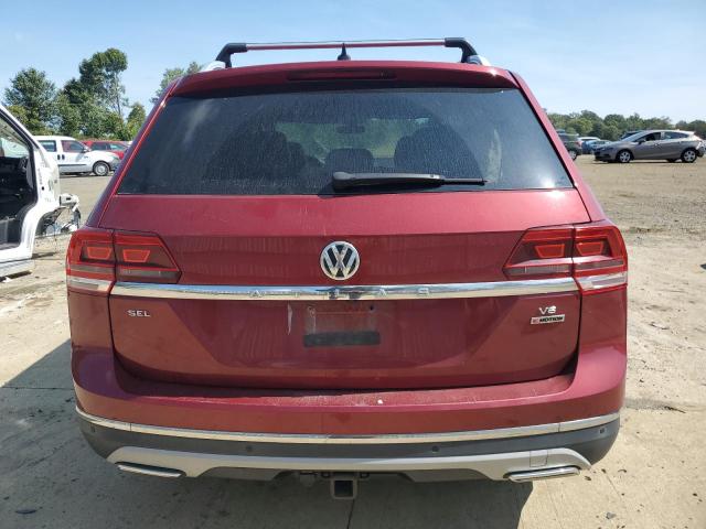 1V2MR2CA9JC518694 - 2018 VOLKSWAGEN ATLAS SEL RED photo 6