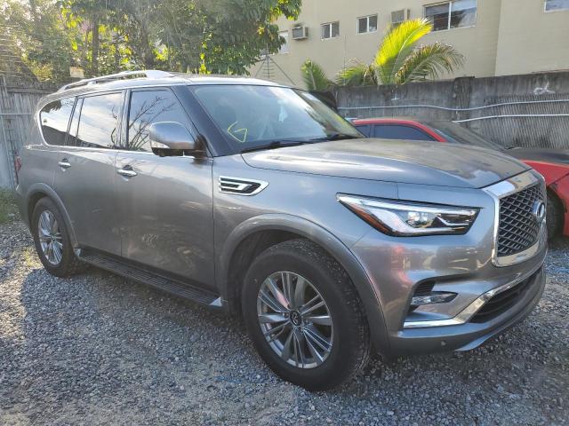 JN8AZ2AF8M9717079 - 2021 INFINITI QX80 LUXE GRAY photo 4