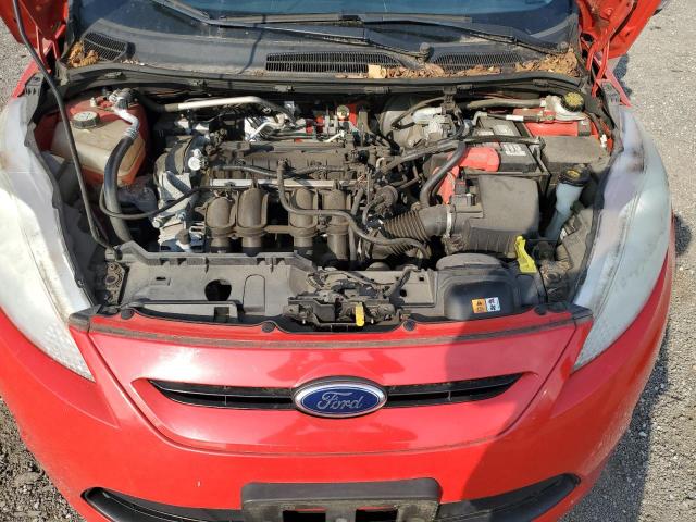 3FADP4EJ0DM201914 - 2013 FORD FIESTA SE RED photo 11