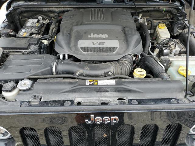 1C4HJWEG6FL752897 - 2015 JEEP WRANGLER U SAHARA 黑色 照片 12