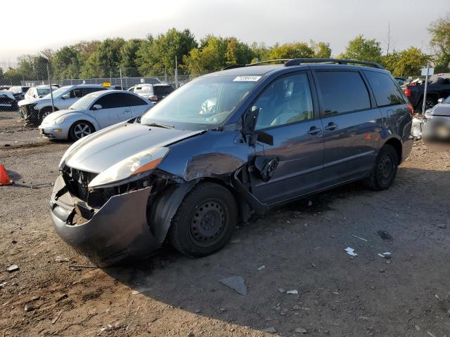 5TDZA23CX6S582216 - 2006 TOYOTA SIENNA CE BLUE photo 1