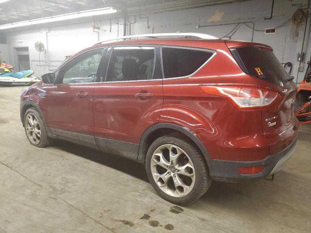 1FMCU9J90DUA15210 - 2013 FORD ESCAPE TITANIUM RED photo 2