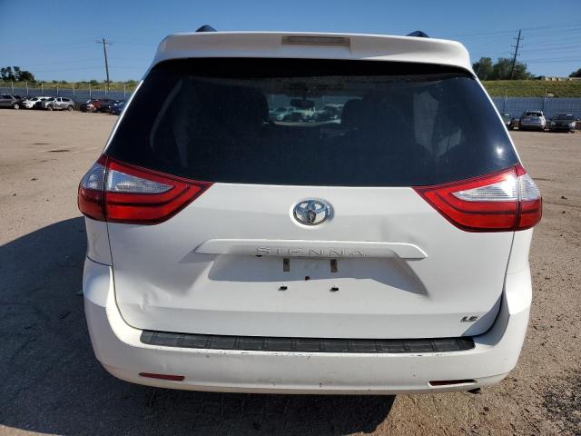 5TDKK3DC3GS736821 - 2016 TOYOTA SIENNA LE WHITE photo 6