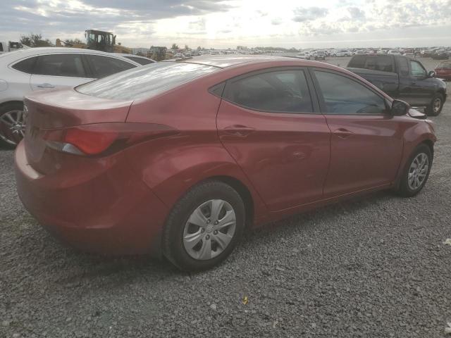 5NPDH4AE4GH743804 - 2016 HYUNDAI ELANTRA SE RED photo 3