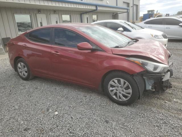 5NPDH4AE4GH743804 - 2016 HYUNDAI ELANTRA SE RED photo 4