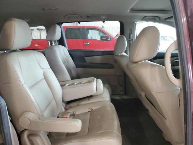 5FNRL5H61EB070622 - 2014 HONDA ODYSSEY EXL BURGUNDY photo 11