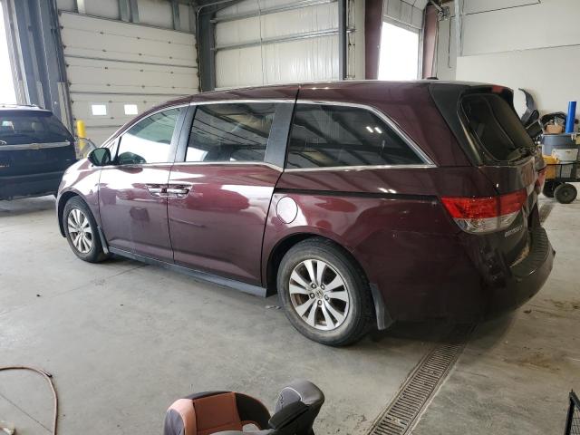 5FNRL5H61EB070622 - 2014 HONDA ODYSSEY EXL BURGUNDY photo 2