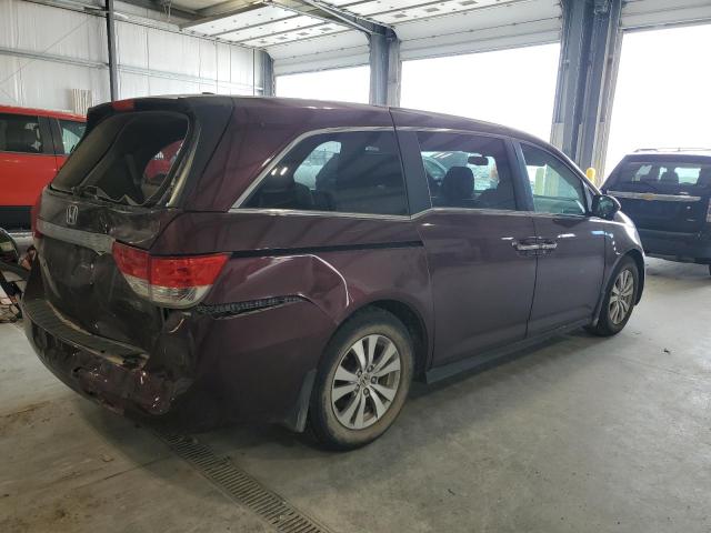 5FNRL5H61EB070622 - 2014 HONDA ODYSSEY EXL BURGUNDY photo 3
