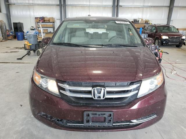5FNRL5H61EB070622 - 2014 HONDA ODYSSEY EXL BURGUNDY photo 5