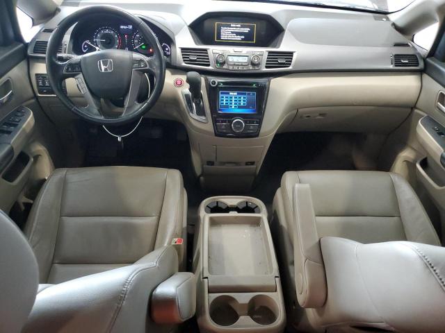 5FNRL5H61EB070622 - 2014 HONDA ODYSSEY EXL BURGUNDY photo 8