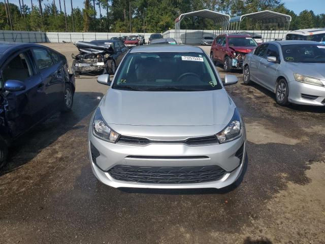 3KPA24ADXNE480408 - 2022 KIA RIO LX SILVER photo 5