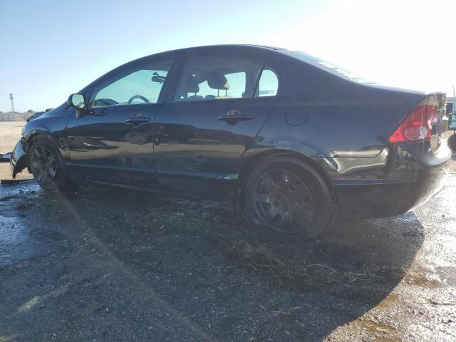 1HGFA16557L043307 - 2007 HONDA CIVIC LX BLACK photo 2