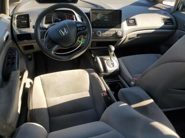 1HGFA16557L043307 - 2007 HONDA CIVIC LX BLACK photo 8