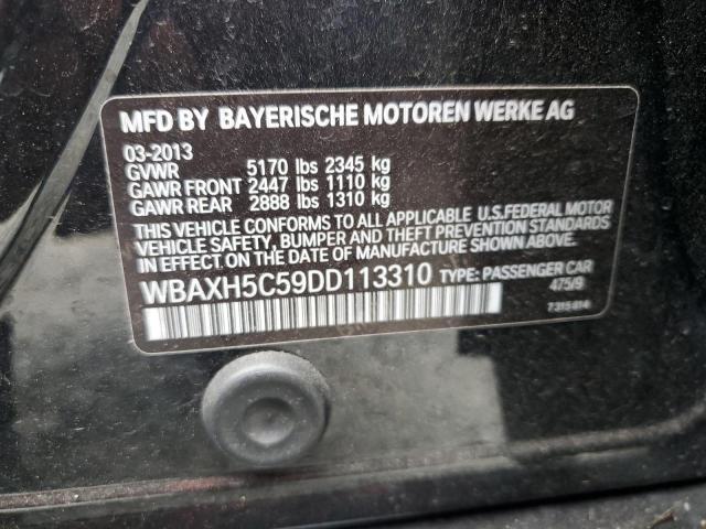 WBAXH5C59DD113310 - 2013 BMW 528 XI BLACK photo 13