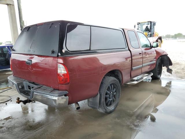 5TBRU34115S449555 - 2005 TOYOTA TUNDRA ACCESS CAB SR5 BURGUNDY photo 3