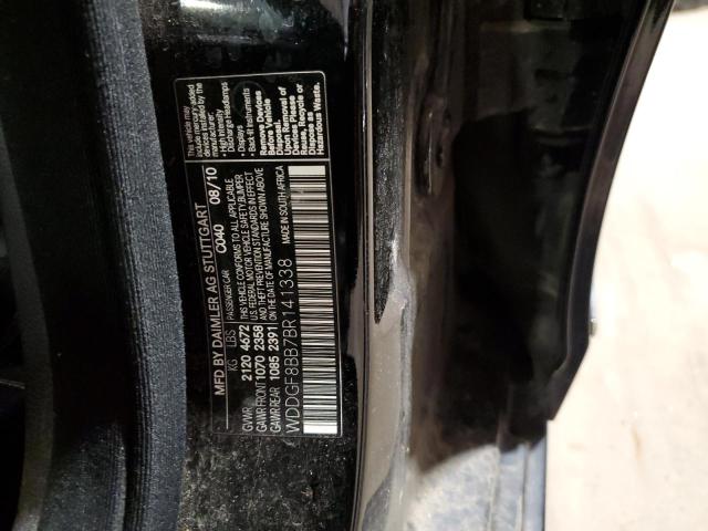 WDDGF8BB7BR141338 - 2011 MERCEDES-BENZ C 300 4MATIC BLACK photo 12