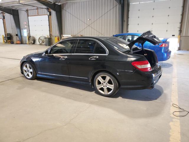 WDDGF8BB7BR141338 - 2011 MERCEDES-BENZ C 300 4MATIC BLACK photo 2