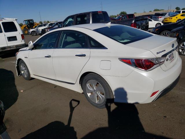 KMHEC4A42DA088406 - 2013 HYUNDAI SONATA HYBRID WHITE photo 2