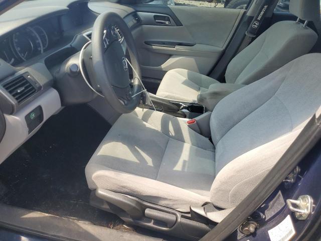 1HGCR2F35DA090098 - 2013 HONDA ACCORD LX BLUE photo 7