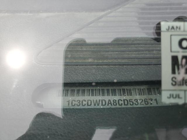 1C3CDWDA8CD532671 - 2012 DODGE CALIBER SXT 白色 照片 12