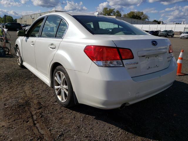 4S3BMBP62D3018880 - 2013 SUBARU LEGACY 2.5I LIMITED WHITE photo 2