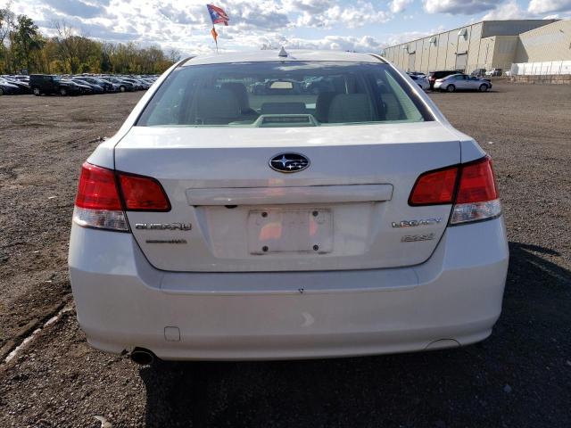 4S3BMBP62D3018880 - 2013 SUBARU LEGACY 2.5I LIMITED WHITE photo 6