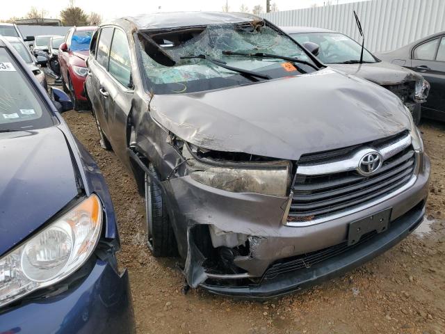 5TDZARFH3FS016964 - 2015 TOYOTA HIGHLANDER LE GRAY photo 4