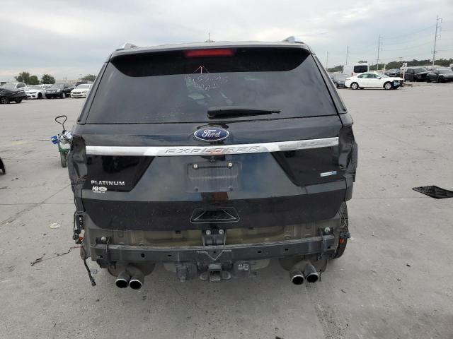 1FM5K8HT9JGB74862 - 2018 FORD EXPLORER PLATINUM BLACK photo 6