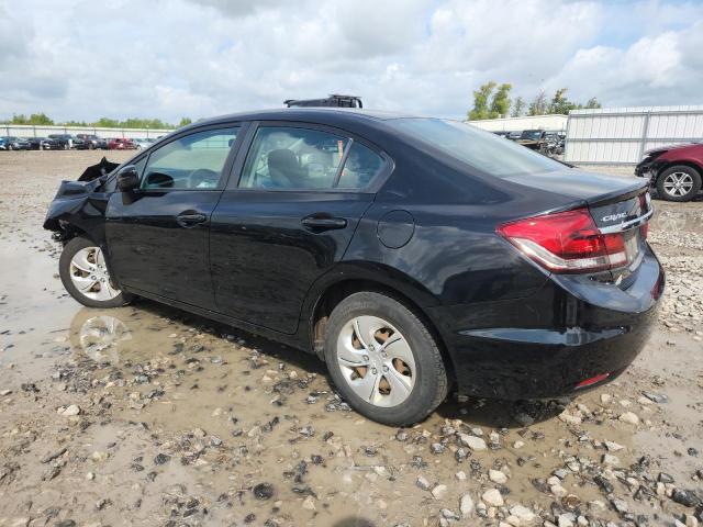 19XFB2F54FE032162 - 2015 HONDA CIVIC LX BLACK photo 2