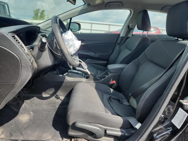 19XFB2F54FE032162 - 2015 HONDA CIVIC LX BLACK photo 7